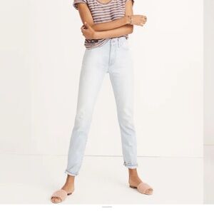 Madewell Women's Light Wash Straight Leg Jeans